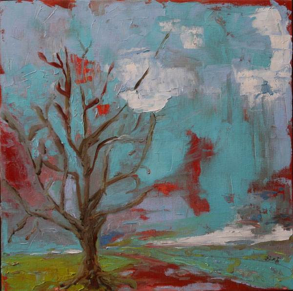 Painting: Lonely Tree