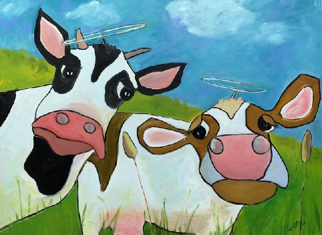 Painting: Holy Cows 2019