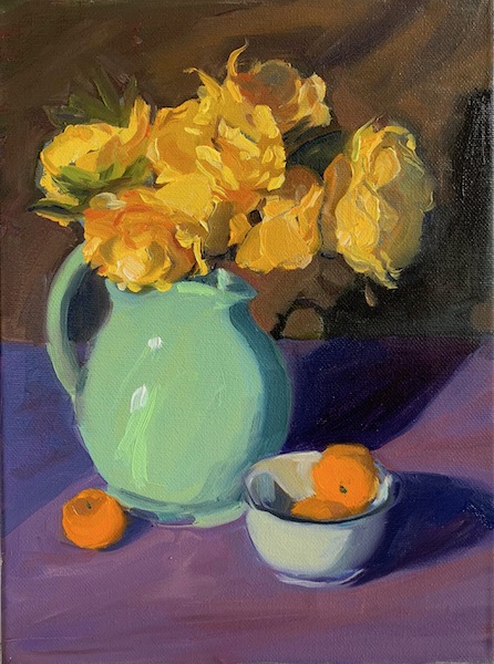 Painting:  Vase of Sunshine