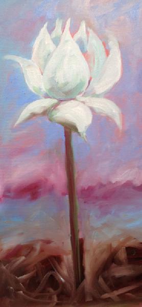 Painting: Lotus Rising Small
