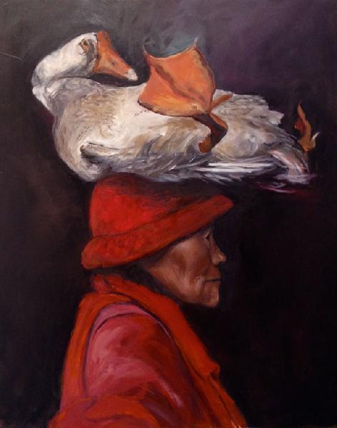 Painting: Pet Goose