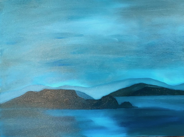 Painting: Blue Island Twilight 