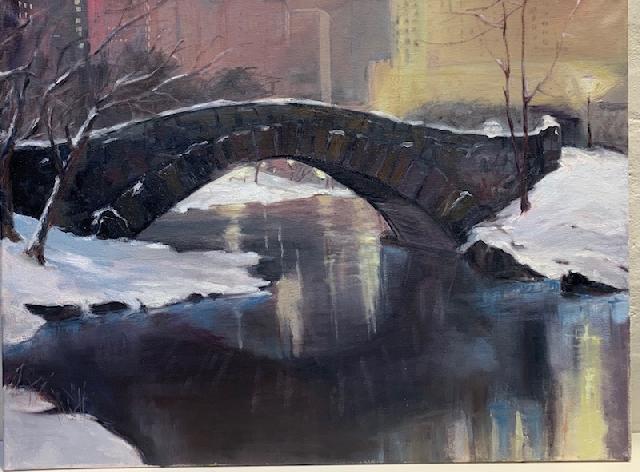 Painting: Central Park Bridge
